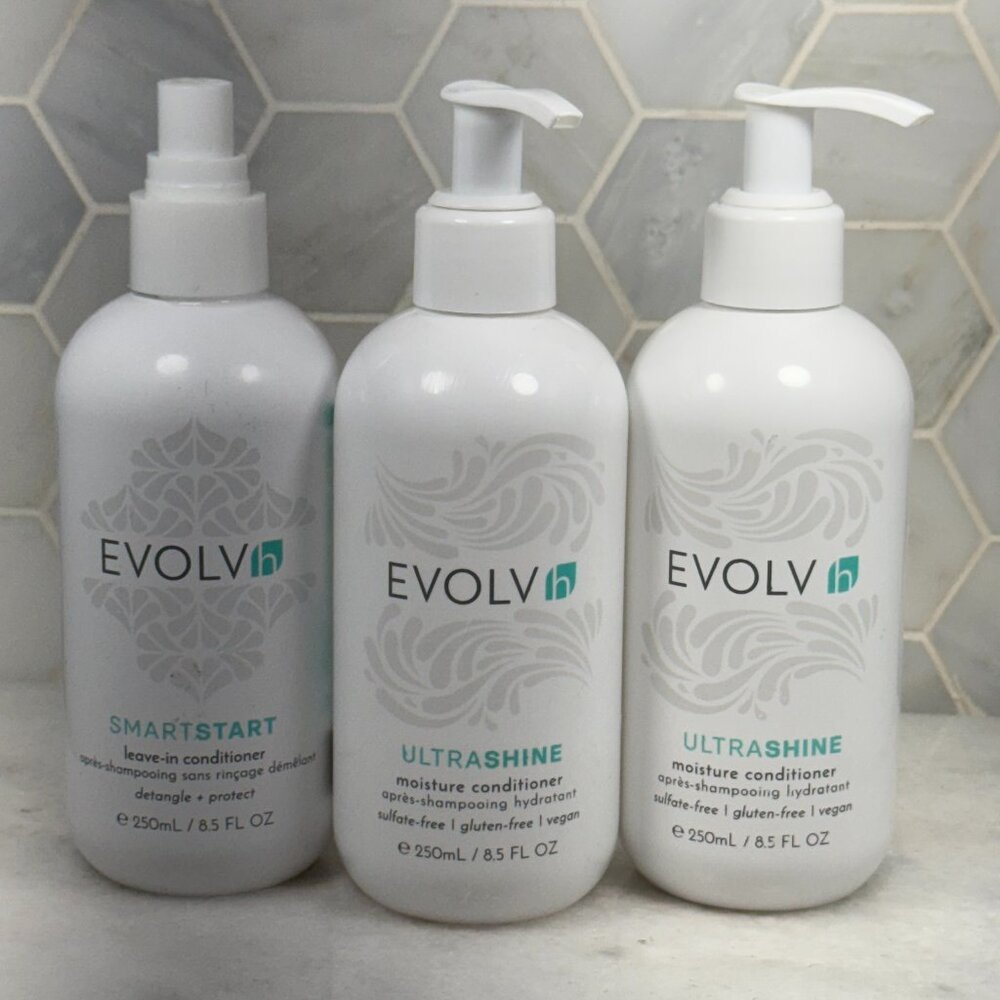 EVOLVh Healthy Hair Trio-Shampoo- Conditioner - Leave-in Conditioner